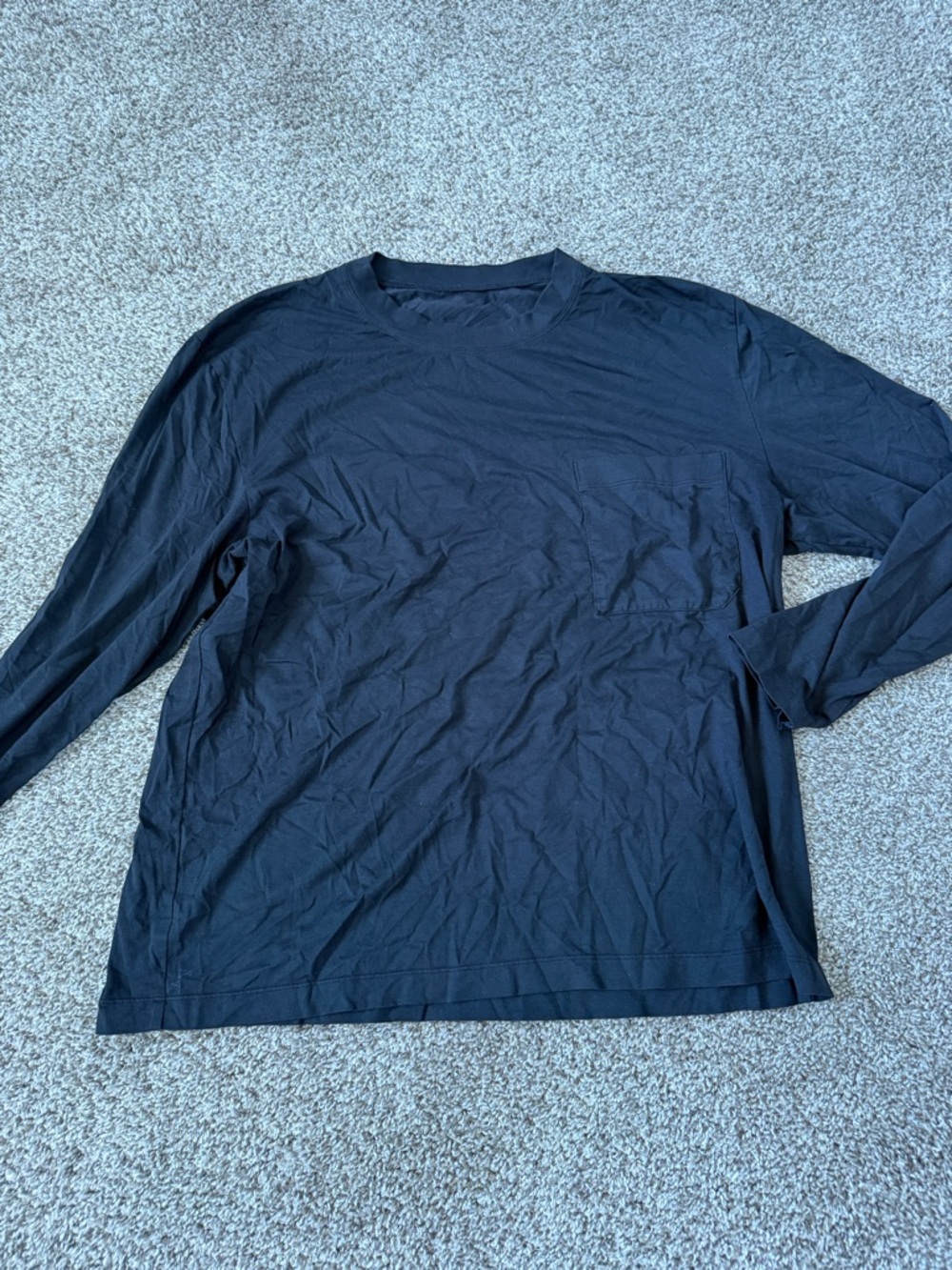 Lululemon Fundamental Relax Long-Sleeve Pocket - Black Sz M